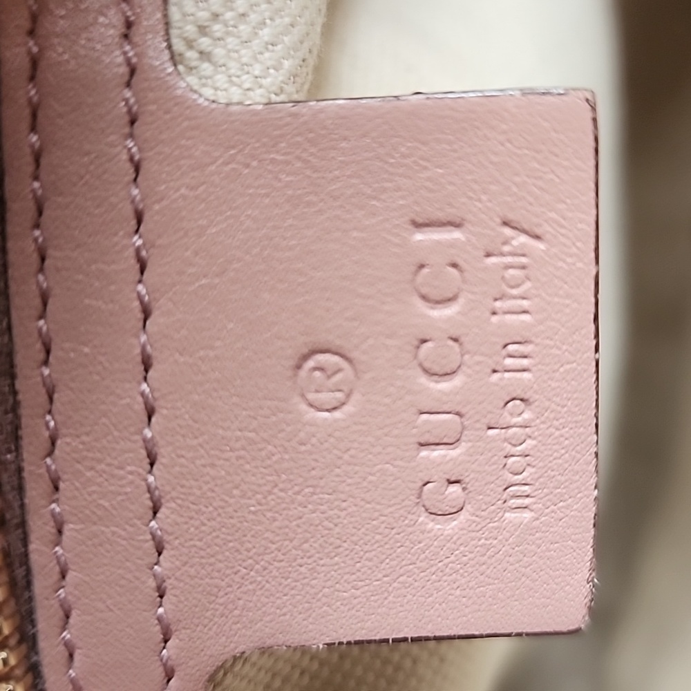 Gucci Pink Microguccissima Patent Leather Dome Satchel Small - Picture 13 of 16